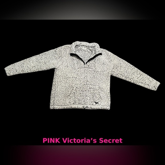 VICTORIAS SECRET PINK SHERPA PULLOVER - Picture 2 of 4